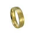 18K Gold Plating Titanium Rings for Couple Universary Gift